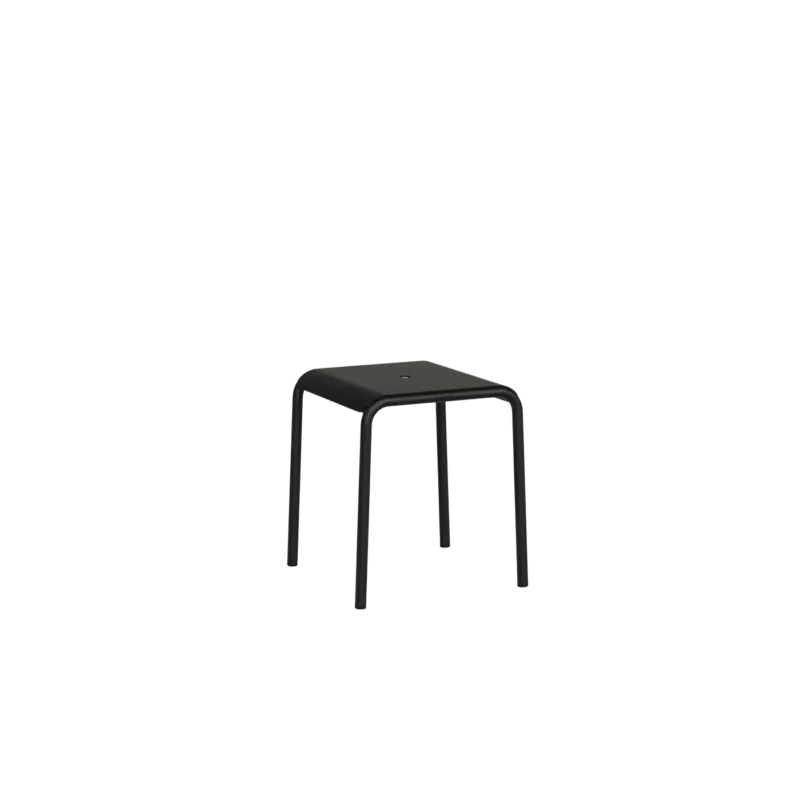 Tabouret de jardin en acier thermolaqué inoxydable 42x40x45cm Panorama - TIPTOE - The Cool Republic