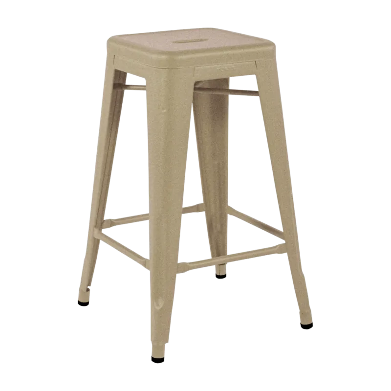 Tabouret en acier H65 Sable mat - Tolix - The Cool Republic