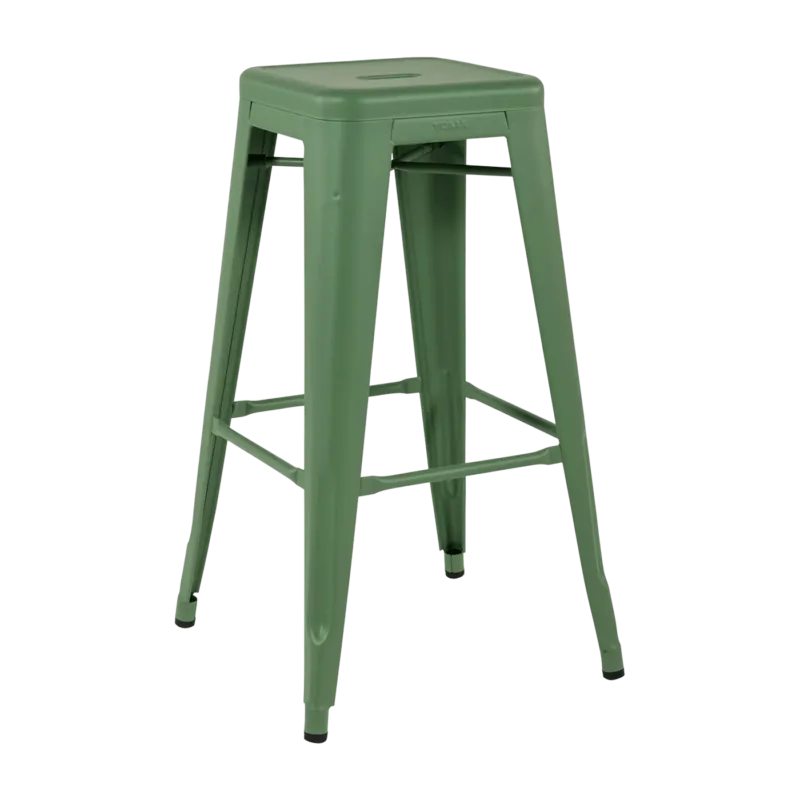 Tabouret en acier H75 Romarin mat fine texture - Tolix - The Cool Republic