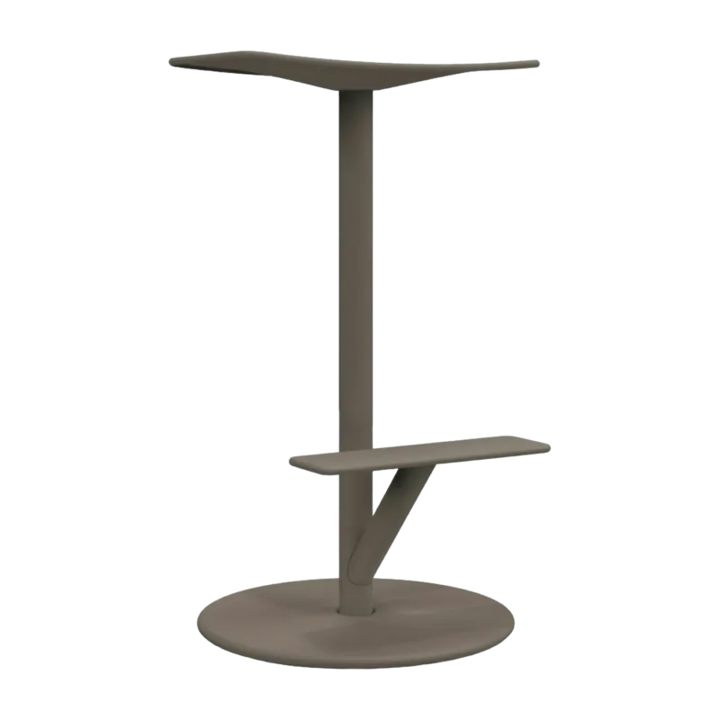 Tabouret en acier mat 66 cm gris Sequoia - Magis - The Cool Republic