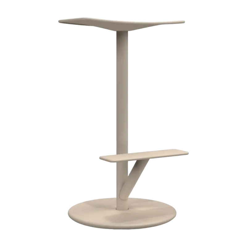 Tabouret en acier mat 66 cm ivoire Sequoia - Magis - The Cool Republic