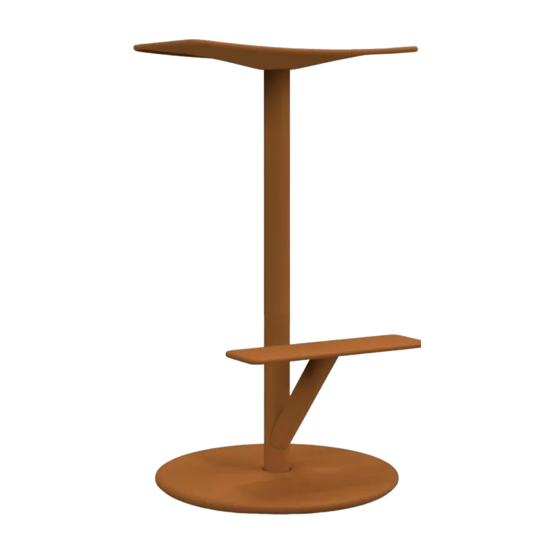 Tabouret en acier mat 66 cm ochre Sequoia - Magis - The Cool Republic