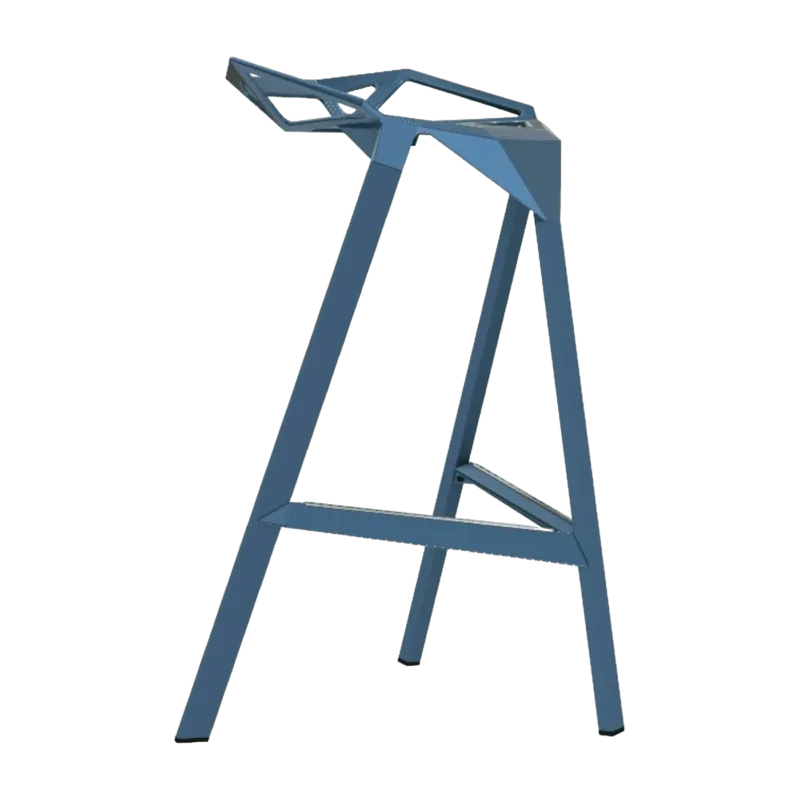 Tabouret en aluminium bleu 67 cm One - Magis - The Cool Republic