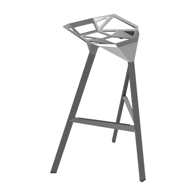 Tabouret en aluminium gris 77 cm One - Magis - The Cool Republic