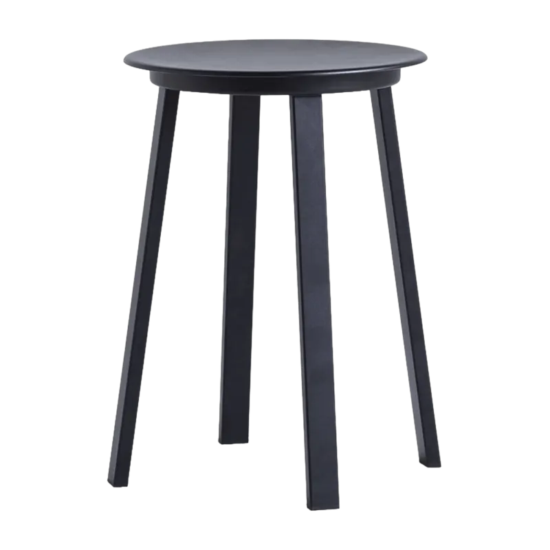 Tabouret en aluminium noir Revolver - HAY - The Cool Republic