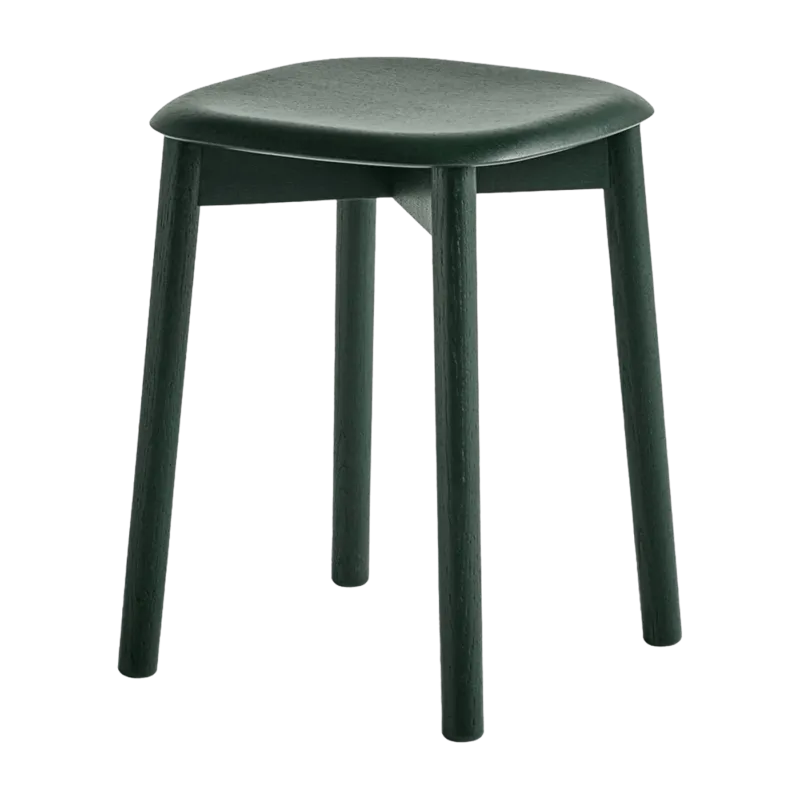 Tabouret en bois de chêne vert sapin Soft Edge 72 - HAY - The Cool Republic