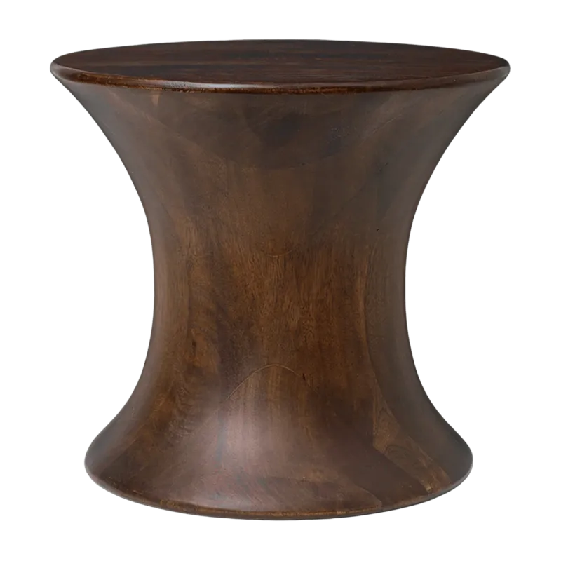 Tabouret en bois de manguier marron - Ferm living - The Cool Republic