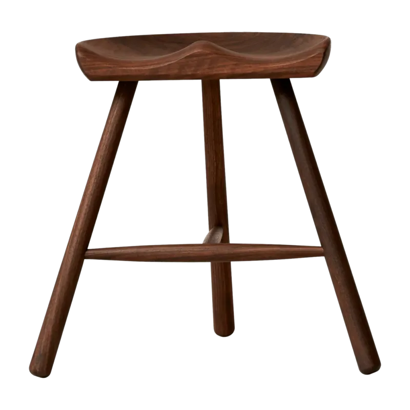 Tabouret en chêne foncé 49 cm Shoemaker - Form & Refine - The Cool Republic