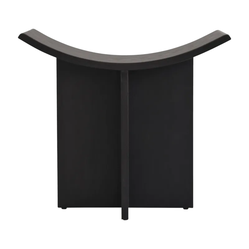 Tabouret en chêne marron foncé 60x30x54cm Brutus - 101 COPENHAGEN - The Cool Republic