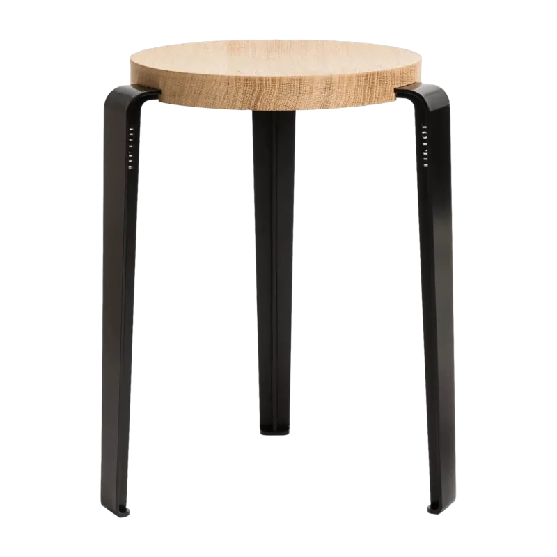 Tabouret en chêne noir graphite Lou - TIPTOE - The Cool Republic