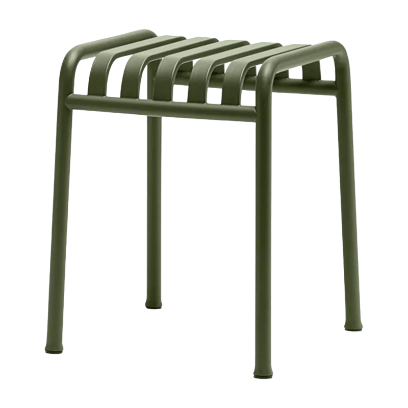 Tabouret en métal olive Palissade - HAY - The Cool Republic