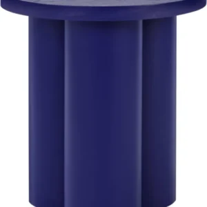 Tabouret en placage de chêne et tôle d'acier myrtille Oly - noo.ma - The Cool Republic