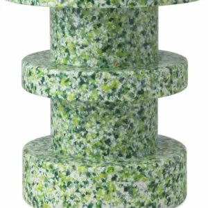 Tabouret en polyéthylène recyclé vert Bit vert - Normann Copenhagen - The Cool Republic
