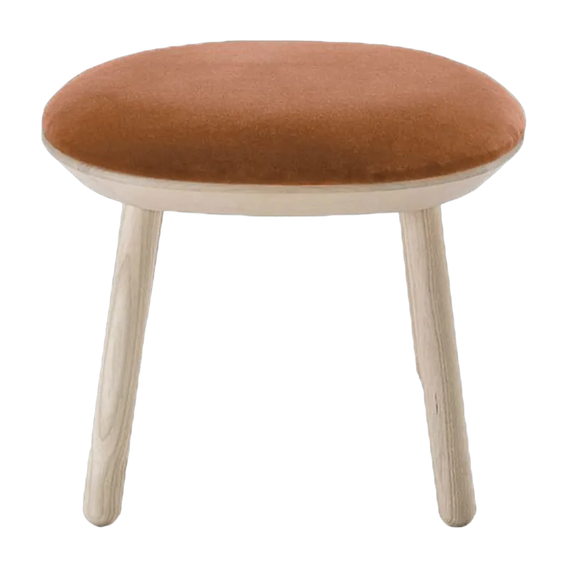 Tabouret en velours terracota Naïve - Emko - The Cool Republic