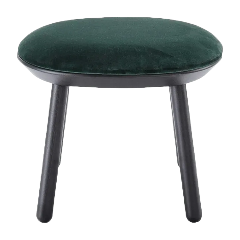 Tabouret en velours vert Naïve - Emko - The Cool Republic