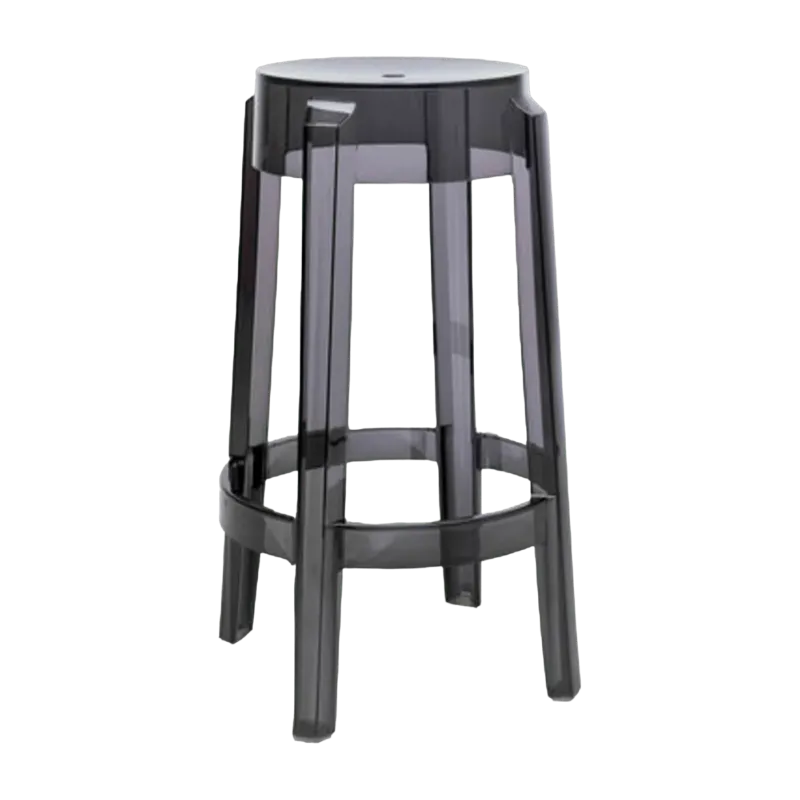 Tabouret gris 65 cm Charles Ghost - Kartell - The Cool Republic