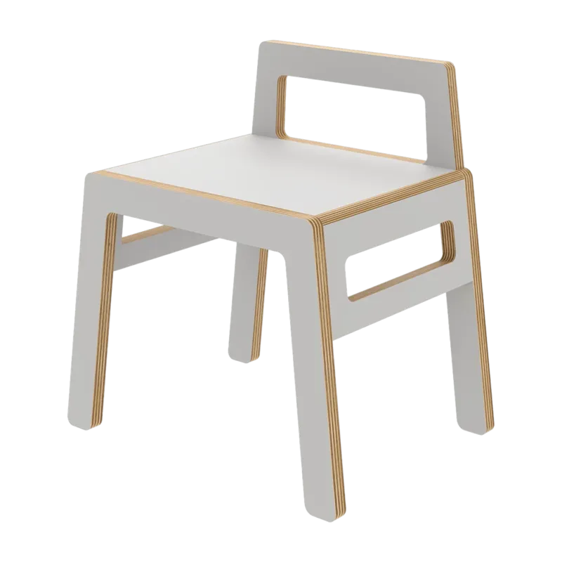 Tabouret gris pour enfant Flex - Nuki Shop - The Cool Republic