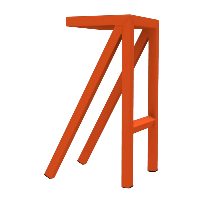 Tabouret haut orange Bureaurama - Magis - The Cool Republic