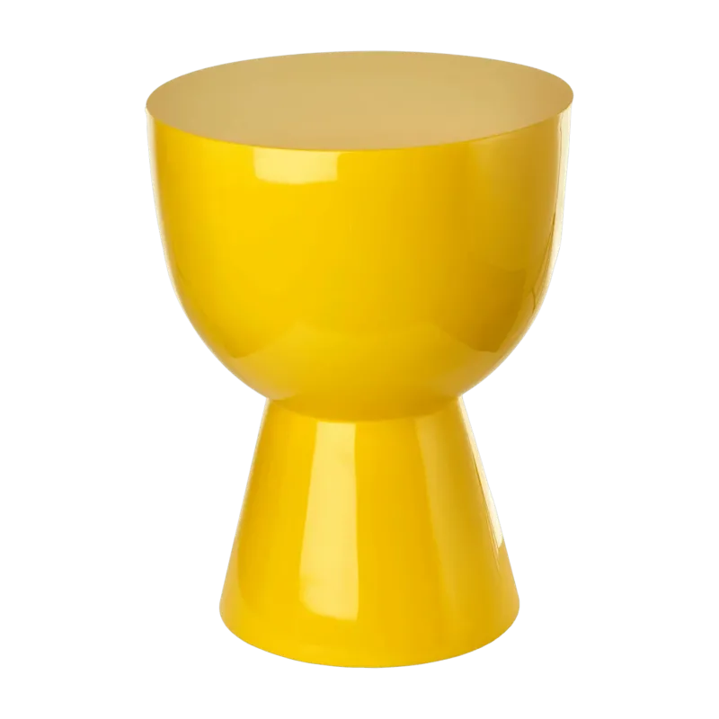 Tabouret jaune laqué Tip Tap - Pols Potten - The Cool Republic