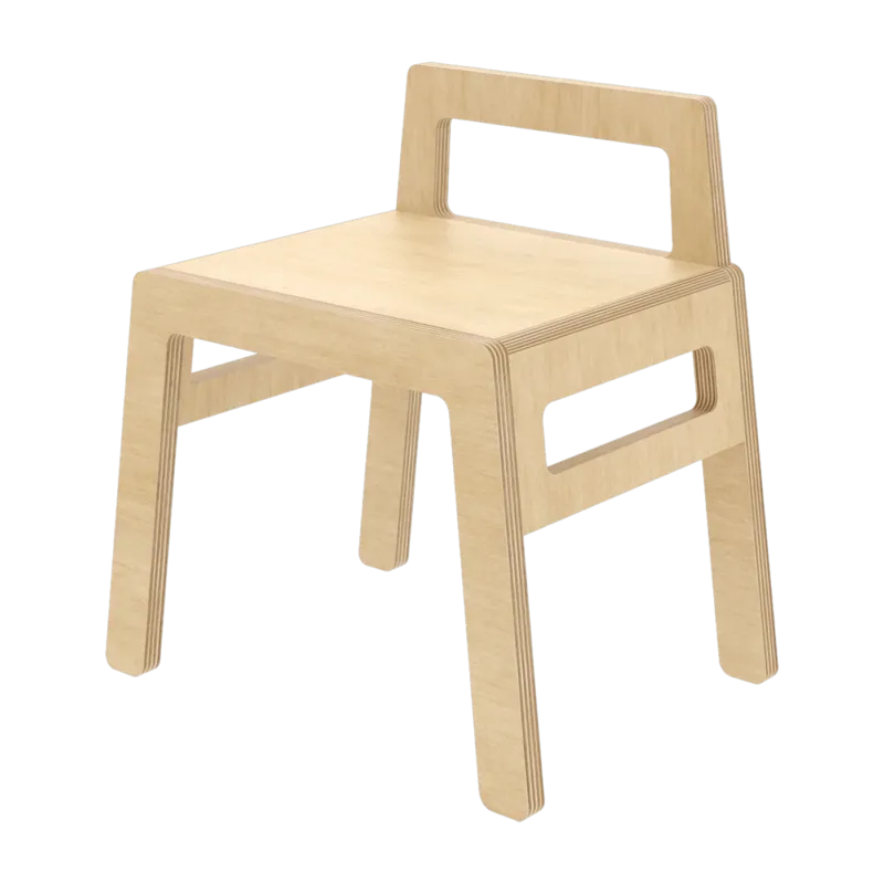 Tabouret naturel pour enfant Flex - Nuki Shop - The Cool Republic