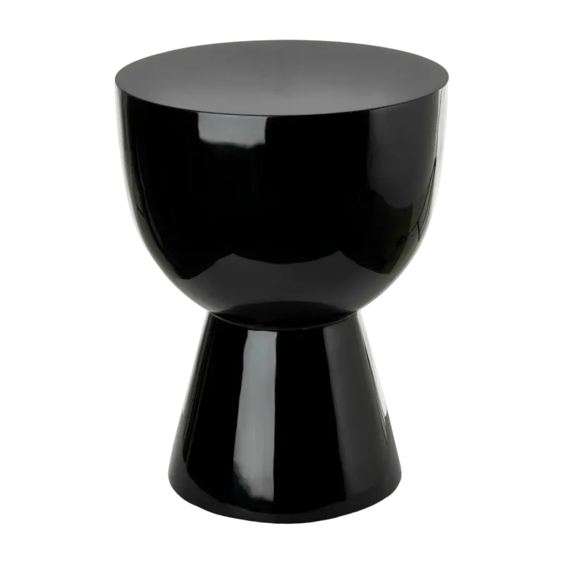 Tabouret noir laqué Tip Tap - Pols Potten - The Cool Republic
