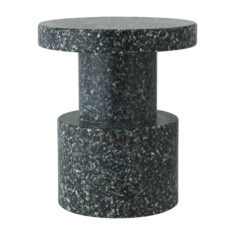 Tabouret noir multicolore pixelisé Bit noir Multi - Normann Copenhagen - The Cool Republic