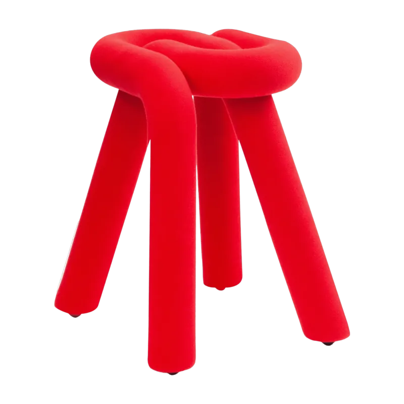 Tabouret rouge Bold - Moustache - The Cool Republic