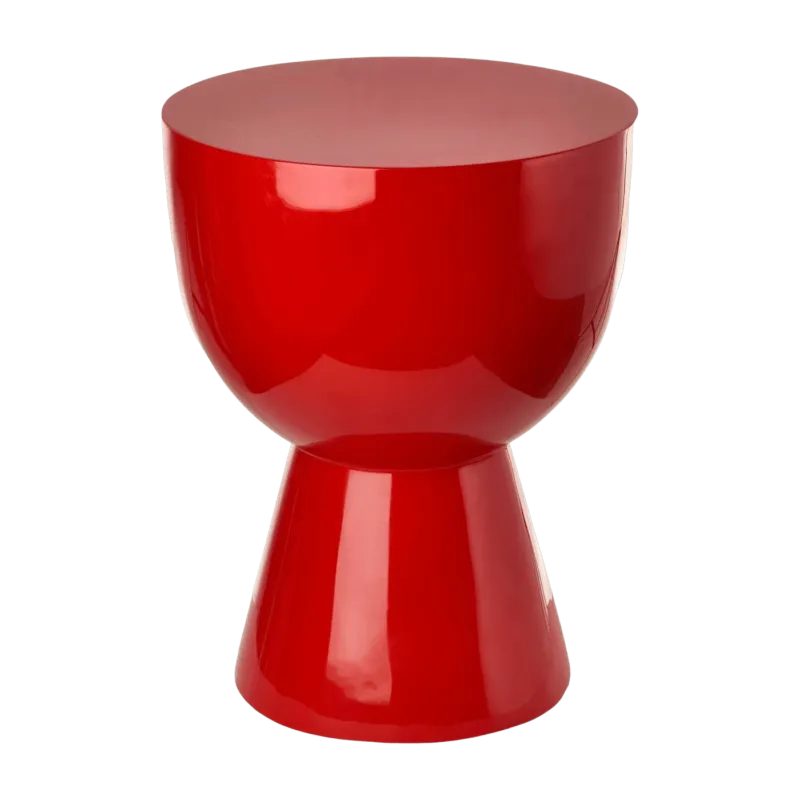Tabouret rouge laqué Tip Tap - Pols Potten - The Cool Republic