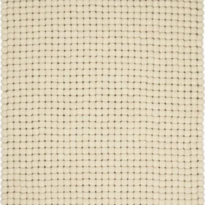 Tapis à boules de feutre beige 160x230 cm Big One - myfelt - The Cool Republic