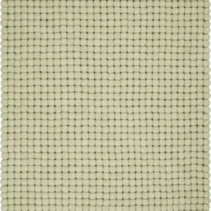 Tapis à boules de feutre vert-beige 50x70 cm Big One - myfelt - The Cool Republic