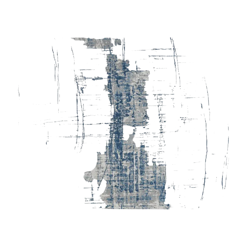 Tapis bleu 170x240 cm Raggio di Luna - Meme Design - The Cool Republic