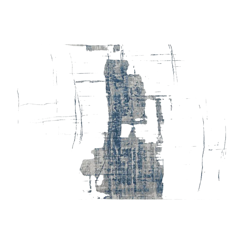 Tapis bleu 200x280 cm Raggio di Luna - Meme Design - The Cool Republic