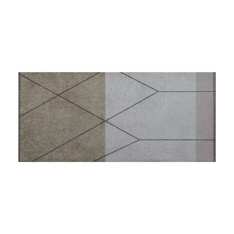 Tapis d'entrée sable 70 x 150 cm Linea - Mette Dittmer - The Cool Republic