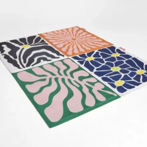 Tapis d'extérieur en thermoplastique vert 140x180cm Flying - Fatboy - The Cool Republic