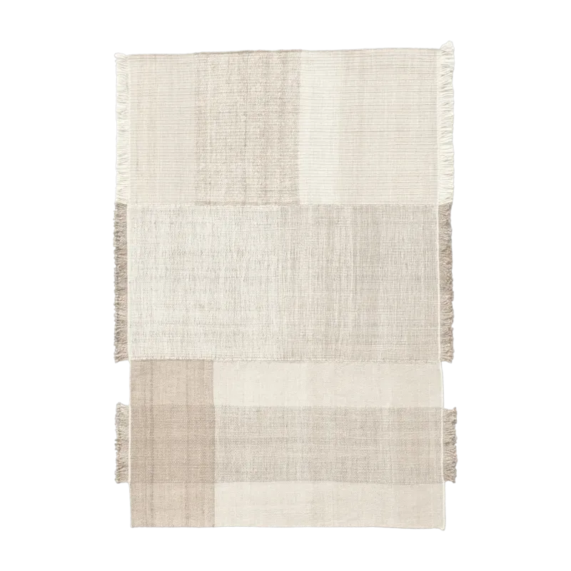 Tapis dhurrie en jute beige 300x400 cm Tres - Nanimarquina - The Cool Republic