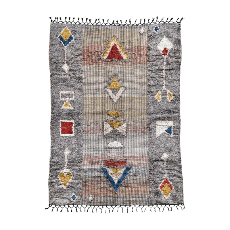 Tapis en coton multicolore 140x200 cm Amara - House Doctor - The Cool Republic
