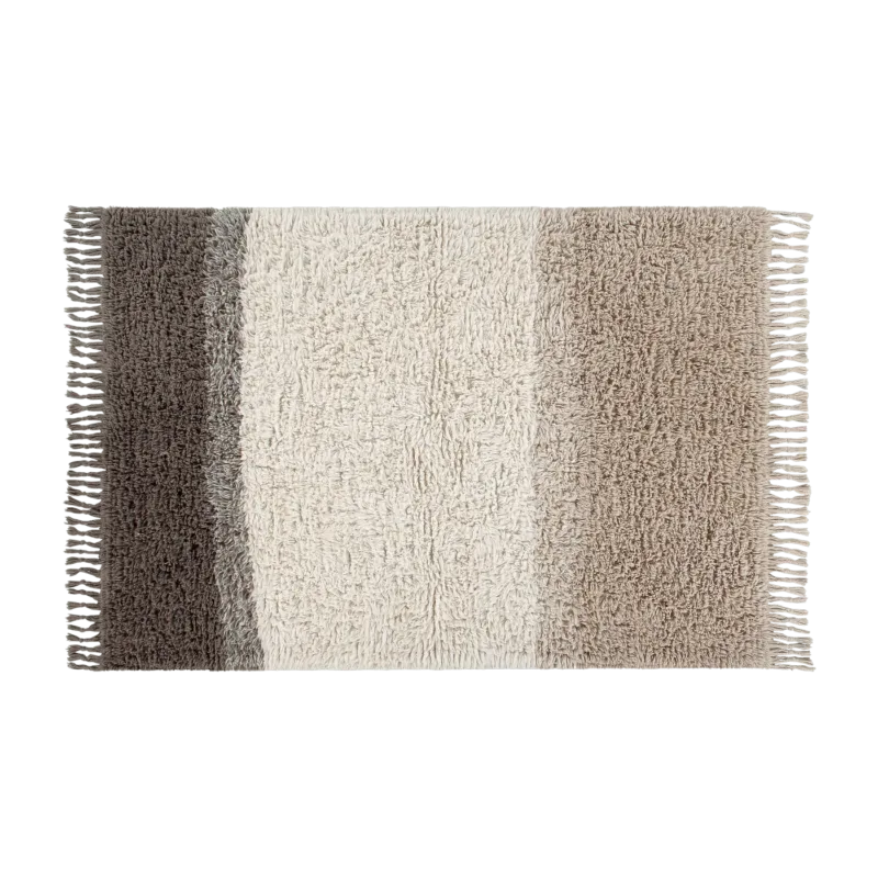 Tapis en laine beige lavable 200x300 cm Free Your Soul - Lorena Canals - The Cool Republic