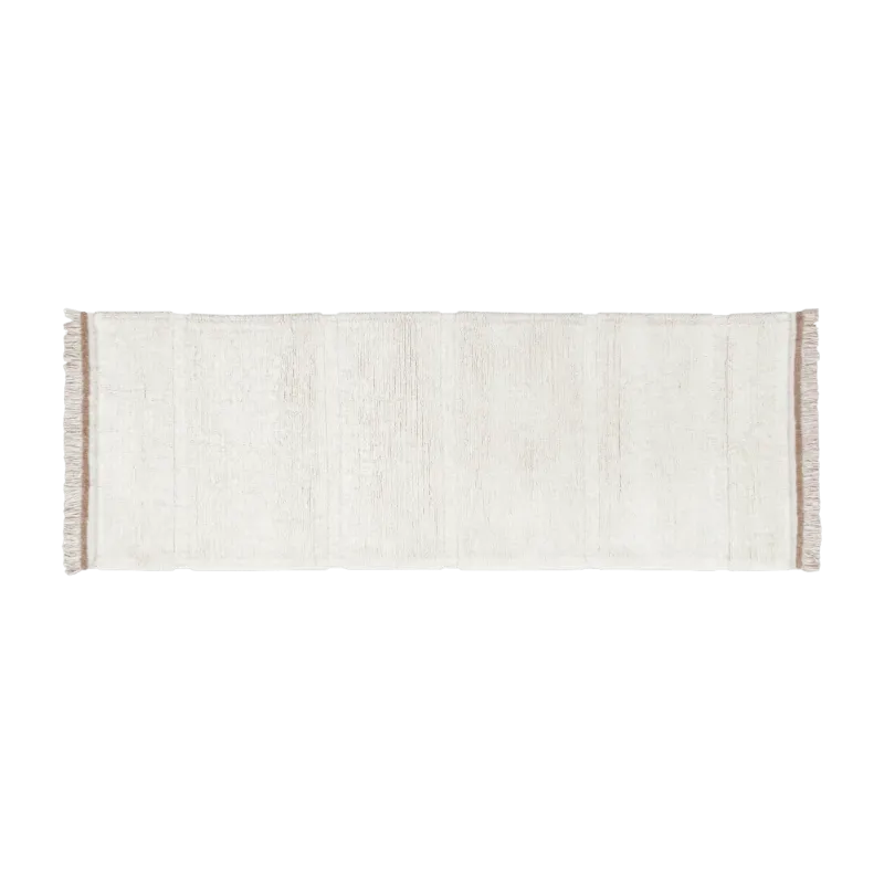 Tapis en laine blanc 230x80 cm Steppe - Lorena Canals - The Cool Republic
