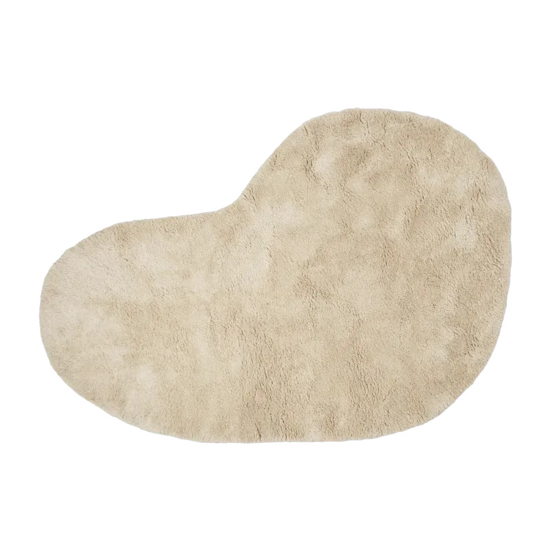 Tapis en laine blanc cassé 175x250 cm Forma - Ferm Living - The Cool Republic