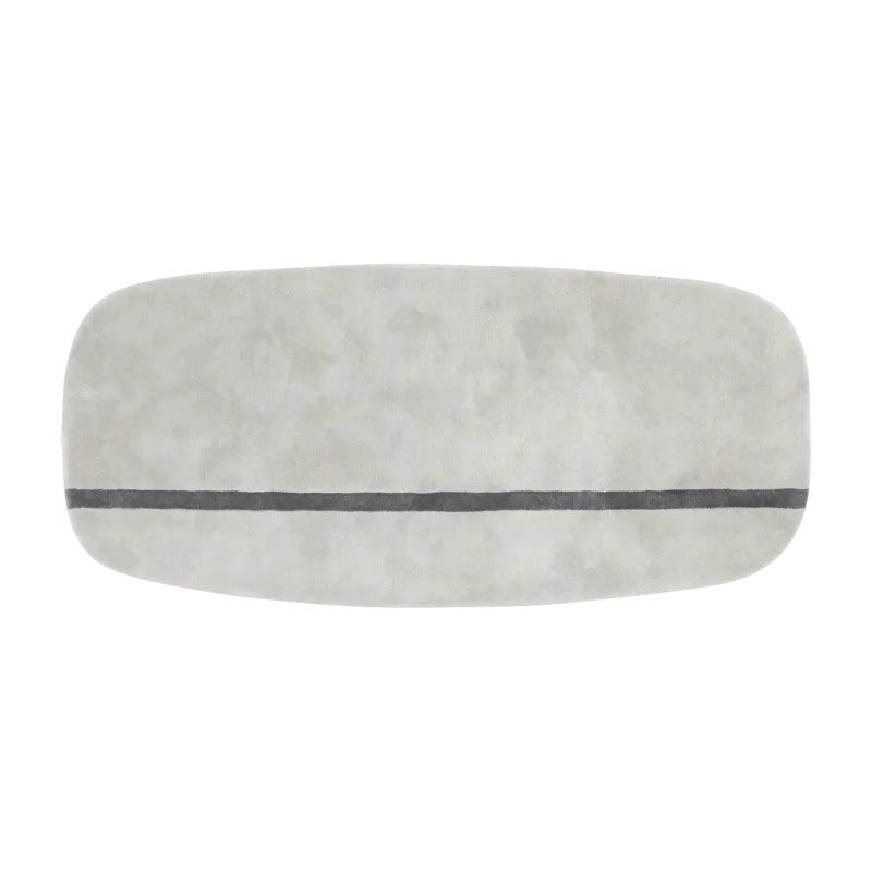Tapis en laine gris 90x200 cm Oona Grey - Normann Copenhagen - The Cool Republic