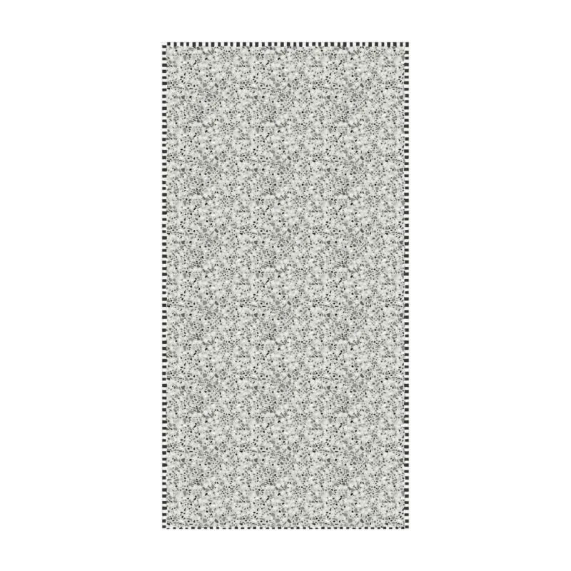 Tapis en vinyle gris 140x70 cm Terrazzo - Edito - The Cool Republic