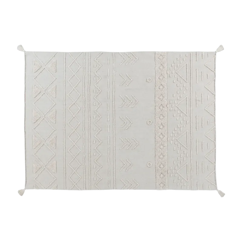 Tapis lavable beige 140x200 cm Tribu - Lorena Canals - The Cool Republic