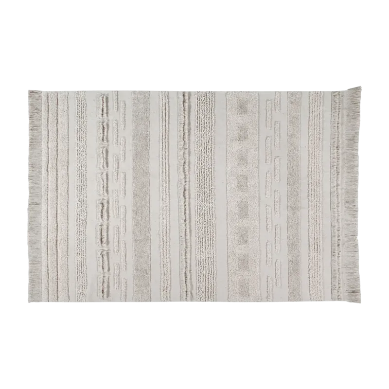 Tapis lavable beige 170x240 cm Air Natural - Lorena Canals - The Cool Republic