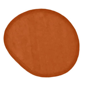 Tapis organique en laine et coton orange 230x250cm Neo - Fest Amsterdam - The Cool Republic