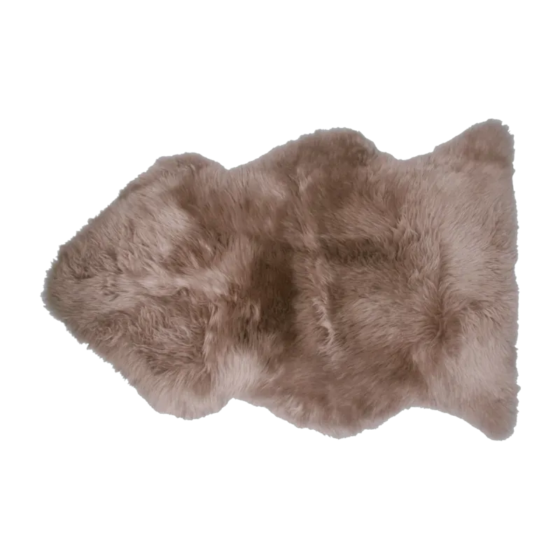 Tapis peau de mouton taupe 67x100 cm Douchka - Nattiot - The Cool Republic
