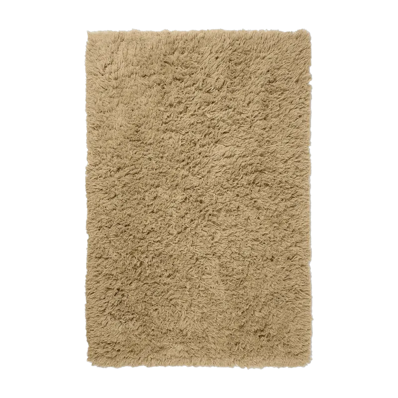 Tapis poils longs en laine sable clair 140 x 200 cm Meadow - Ferm Living - The Cool Republic