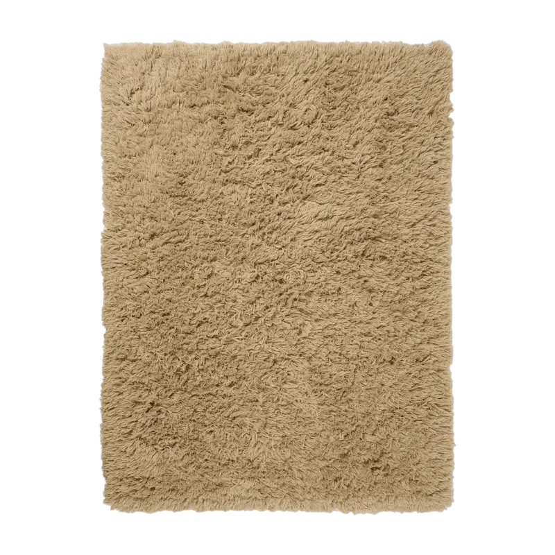 Tapis poils longs en laine sable clair 200 x 300 cm Meadow - Ferm Living - The Cool Republic