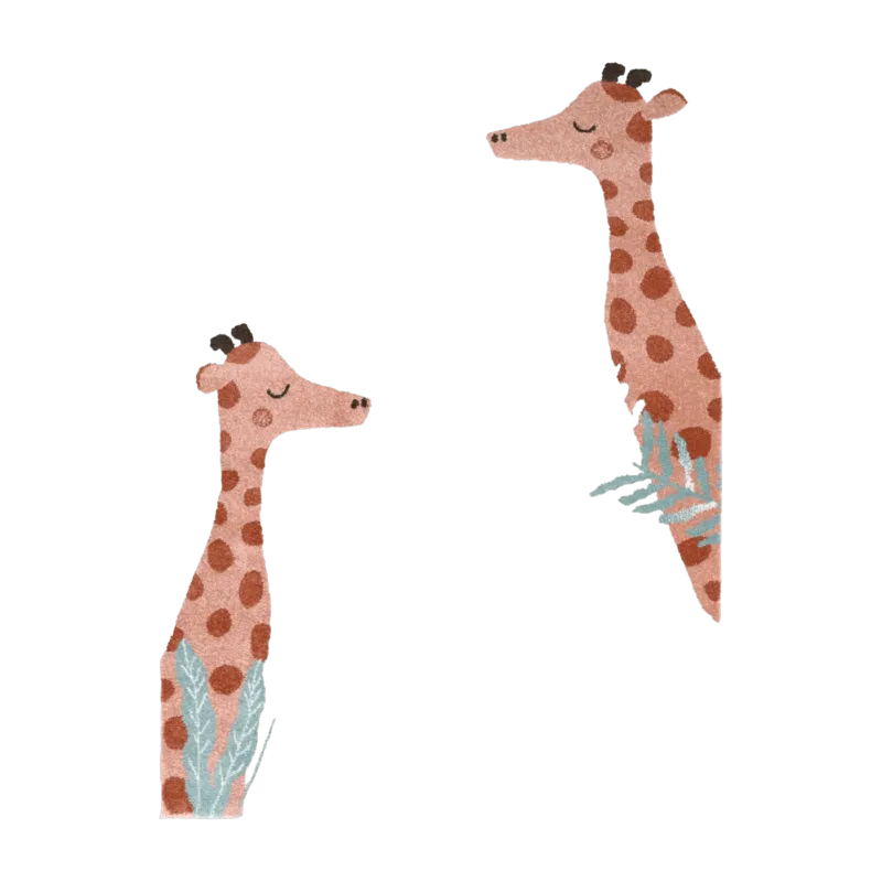 Tapis pour enfant en polypropylène motif girafe 120x170 cm Nisu - Nattiot - The Cool Republic