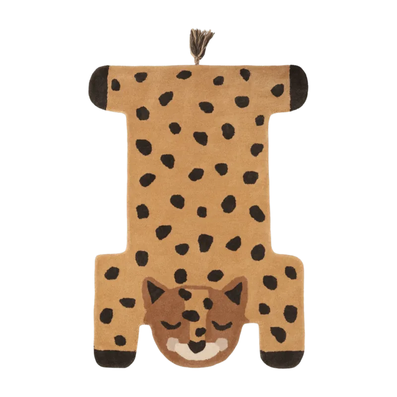 Tapis pour enfant léopard 90x125 cm Kumako - Nattiot - The Cool Republic