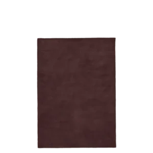 Tapis rectangulaire en laine tufté marron 140 x 200 cm Stille - Ferm Living - The Cool Republic